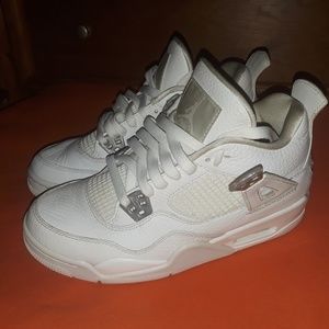 Jordan retro all white size 5y = a size 7 womens